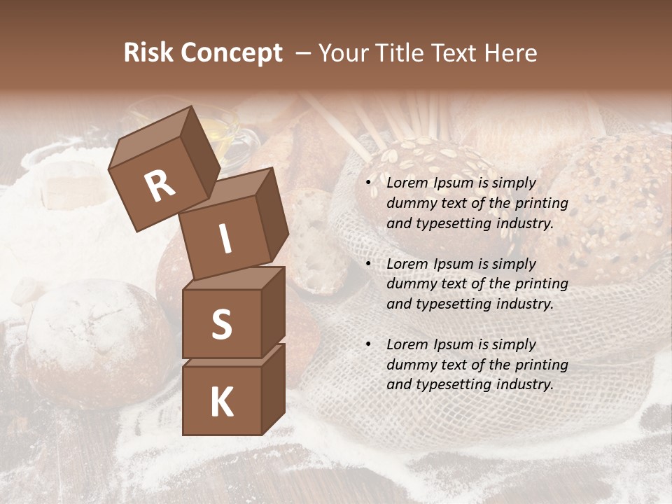 Baguette Background Products PowerPoint Template