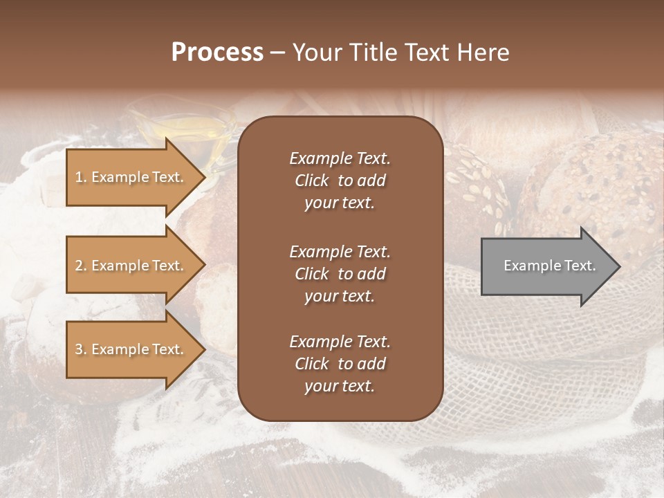 Baguette Background Products PowerPoint Template