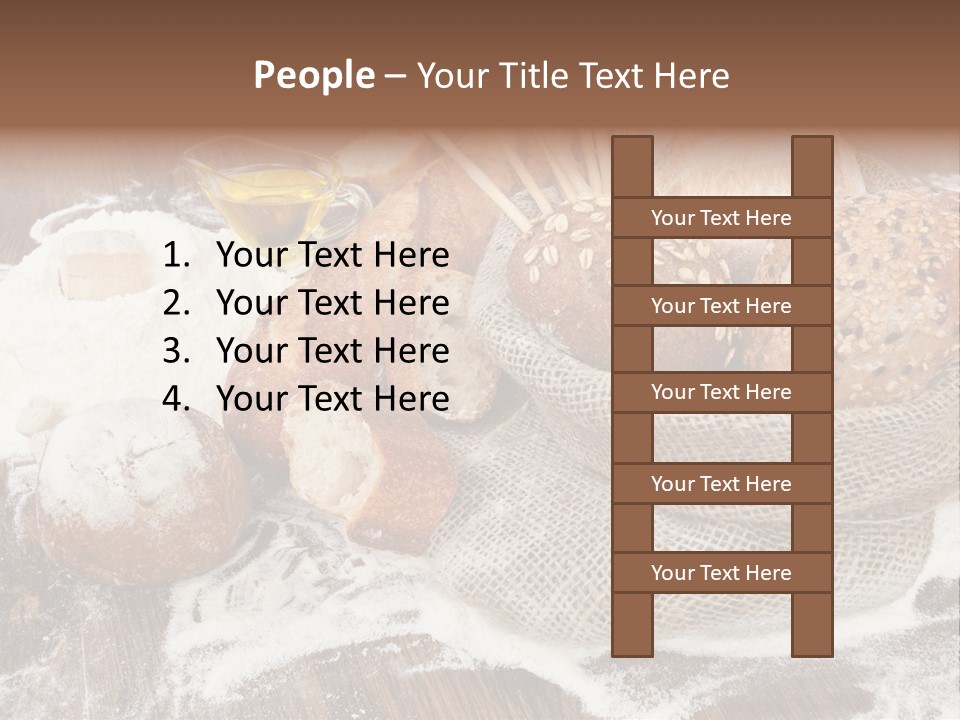 Baguette Background Products PowerPoint Template