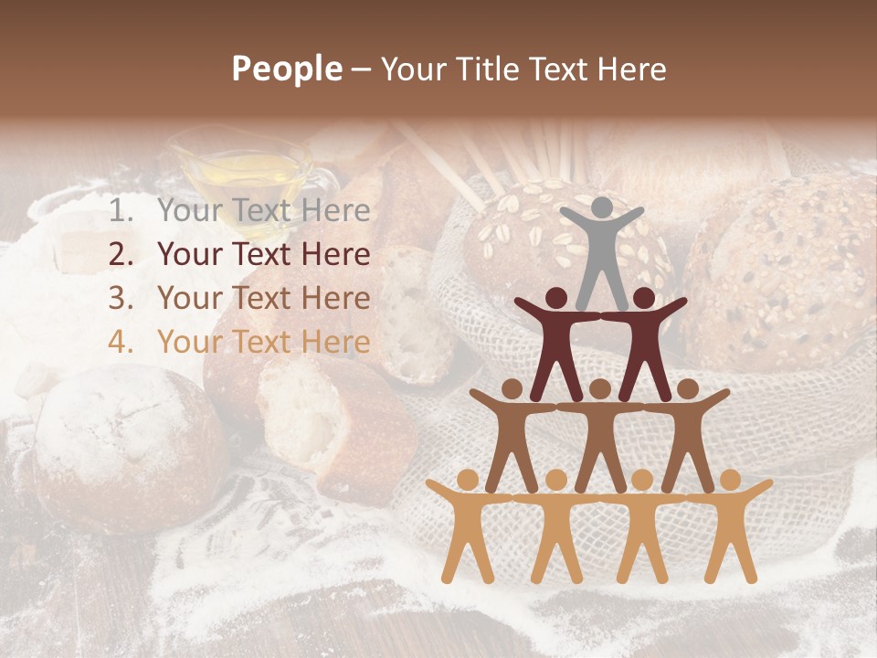 Baguette Background Products PowerPoint Template