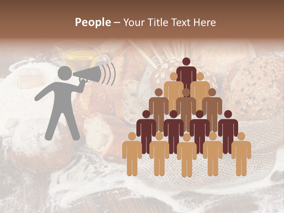 Baguette Background Products PowerPoint Template