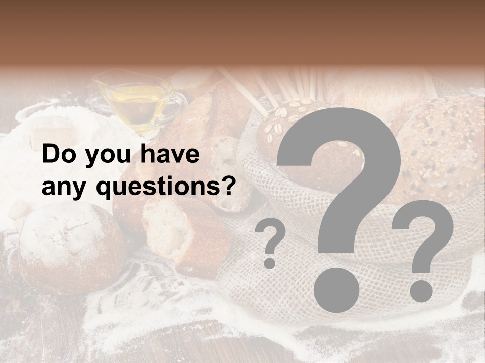 Baguette Background Products PowerPoint Template