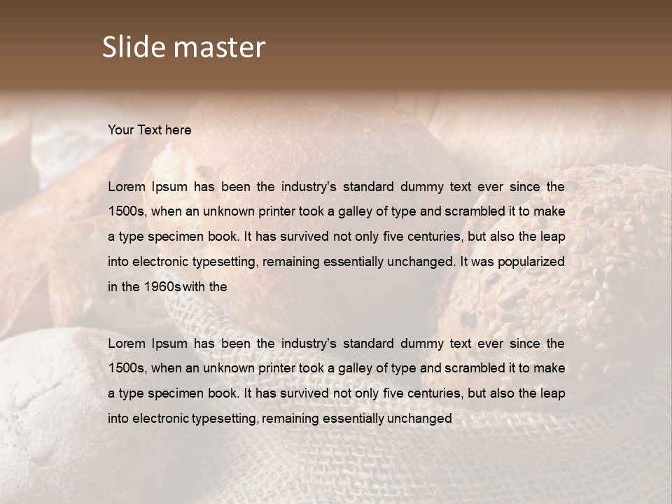 Variety Bakery Meal PowerPoint Template