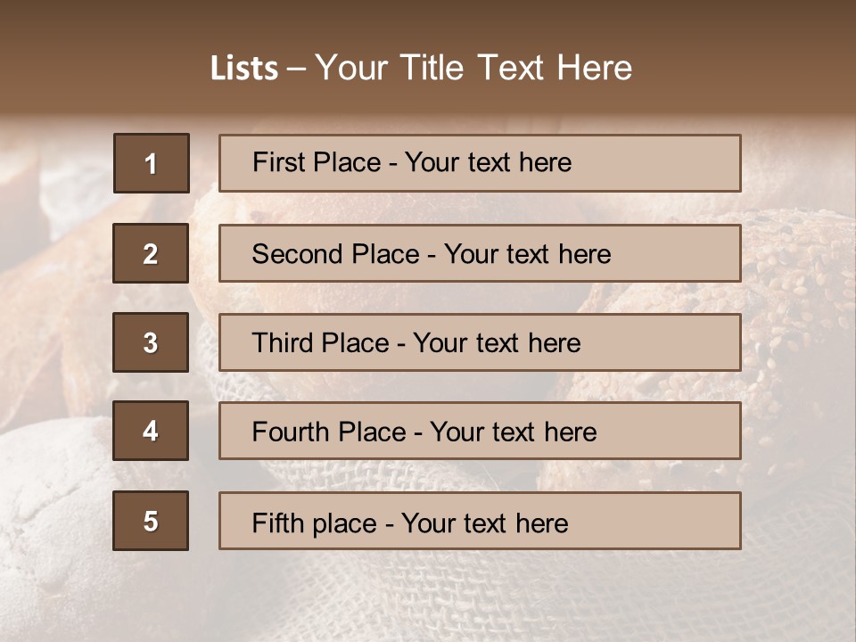 Variety Bakery Meal PowerPoint Template