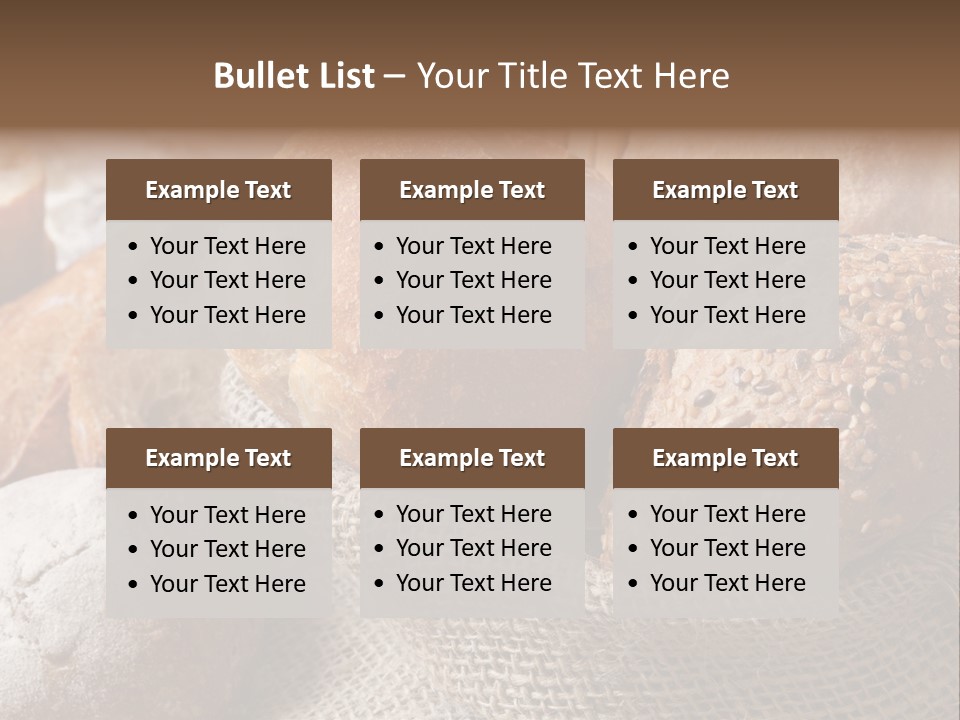 Variety Bakery Meal PowerPoint Template