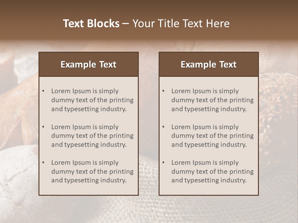 Variety Bakery Meal PowerPoint Template