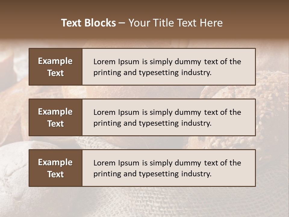 Variety Bakery Meal PowerPoint Template