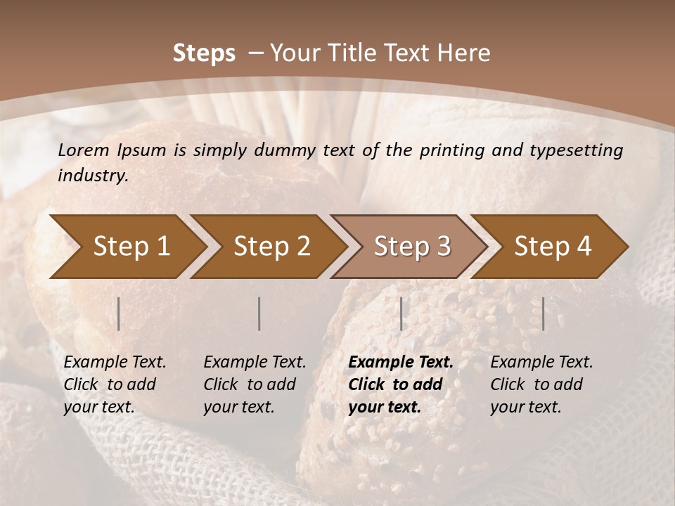 Assortment Warm Grain PowerPoint Template