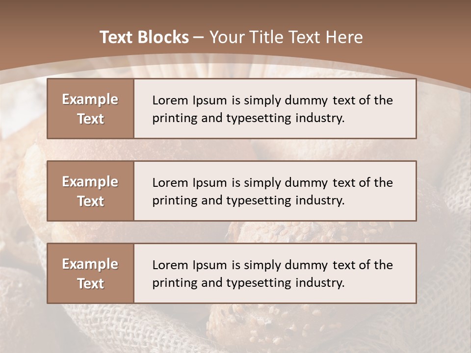 Assortment Warm Grain PowerPoint Template