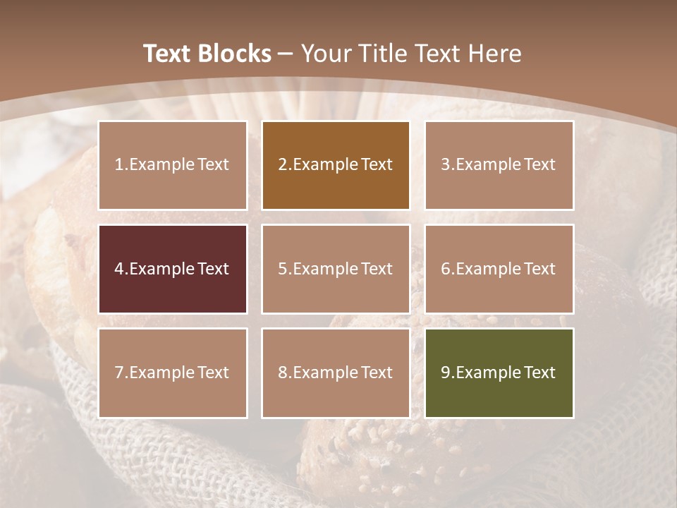 Assortment Warm Grain PowerPoint Template