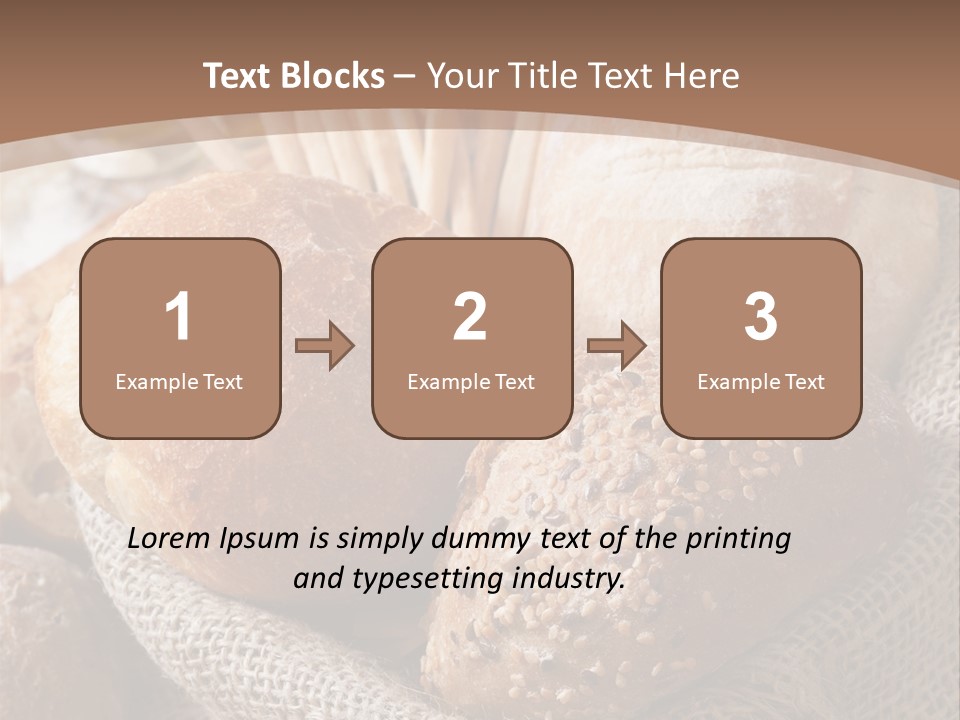 Assortment Warm Grain PowerPoint Template
