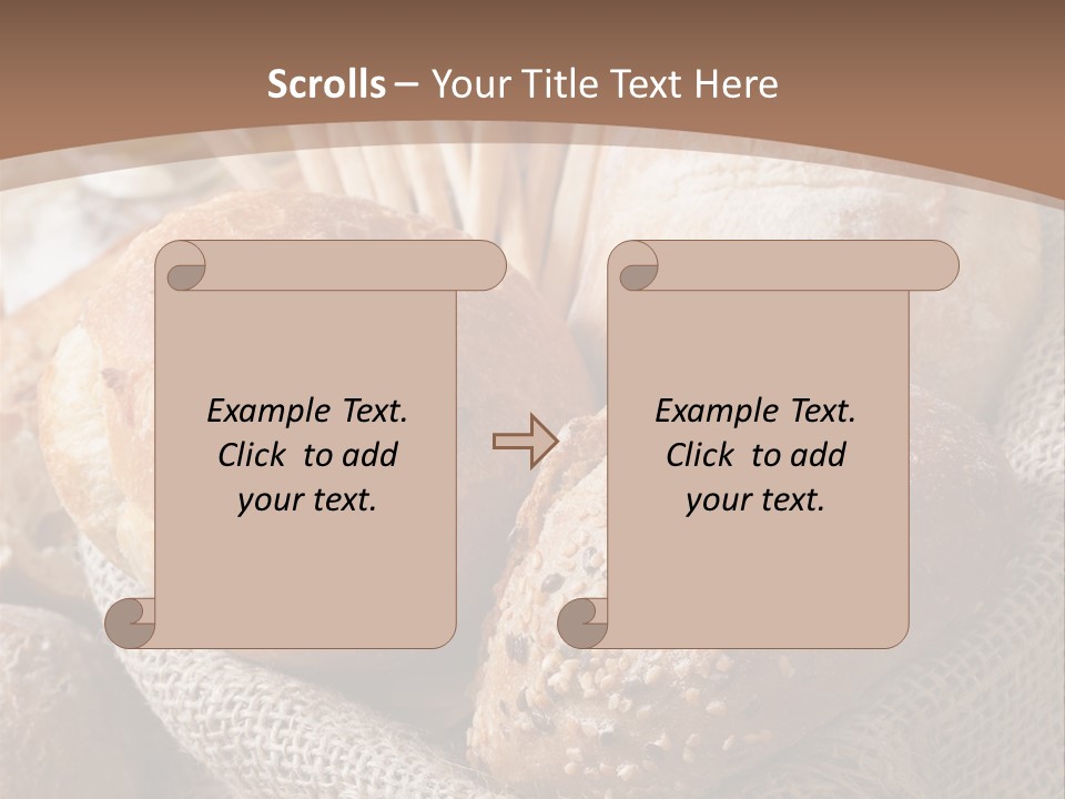 Assortment Warm Grain PowerPoint Template