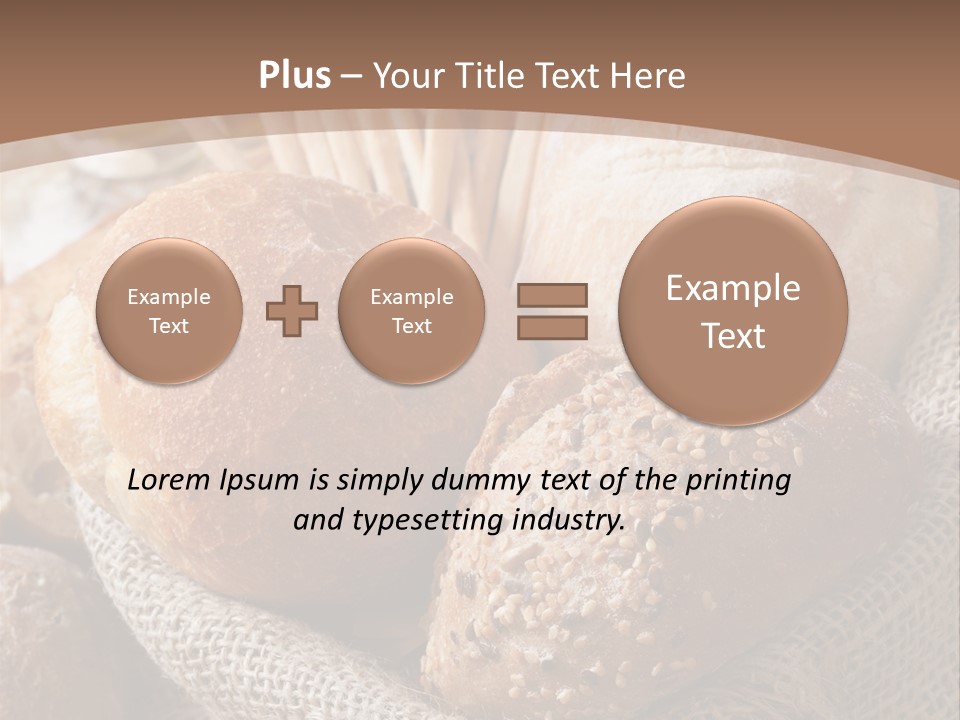 Assortment Warm Grain PowerPoint Template
