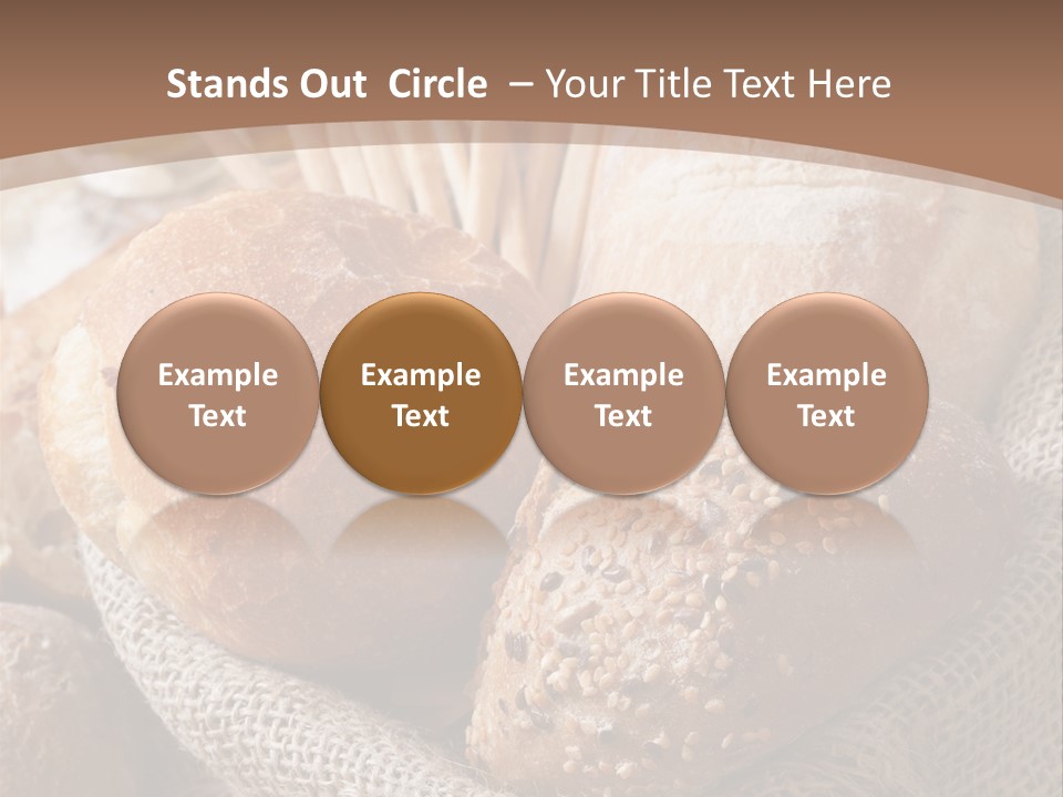 Assortment Warm Grain PowerPoint Template