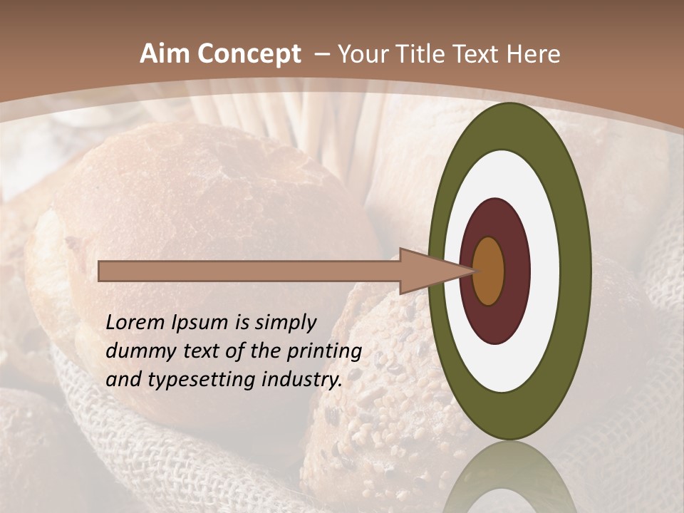 Assortment Warm Grain PowerPoint Template