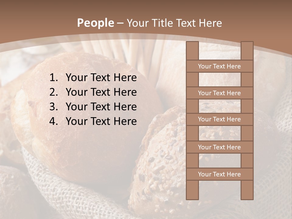 Assortment Warm Grain PowerPoint Template