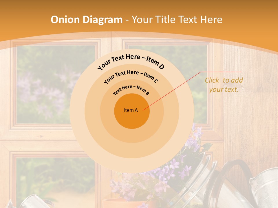 Can Gloves Window PowerPoint Template