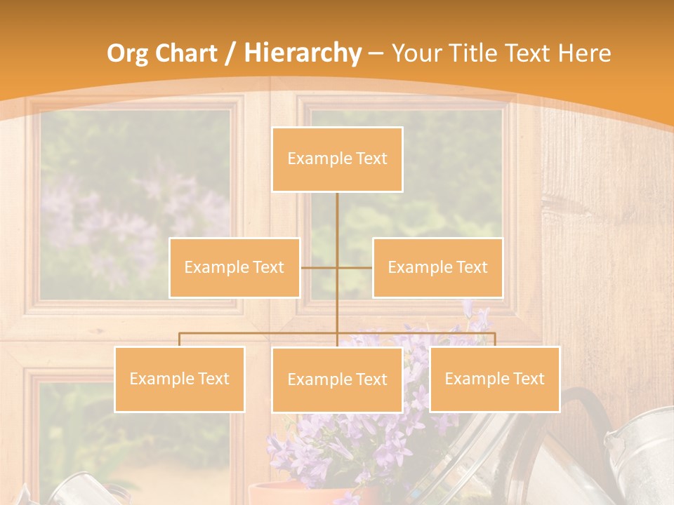 Can Gloves Window PowerPoint Template