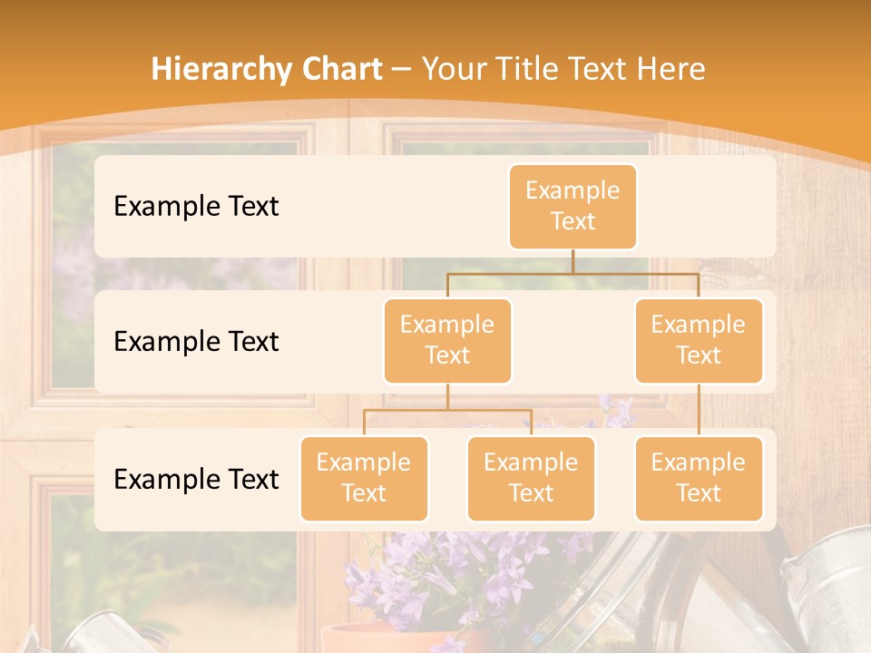 Can Gloves Window PowerPoint Template