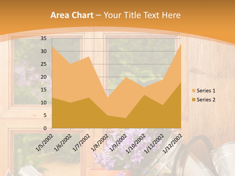 Can Gloves Window PowerPoint Template
