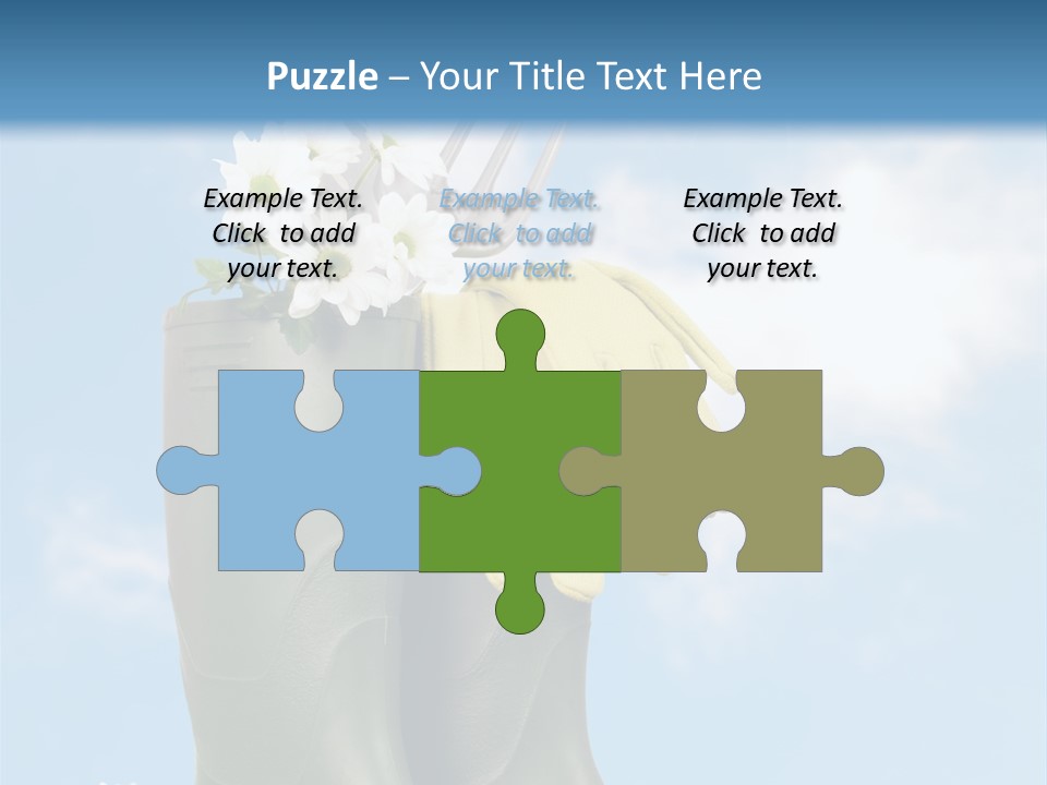 Seedlings Wellington Tools PowerPoint Template