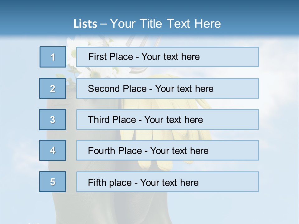 Seedlings Wellington Tools PowerPoint Template