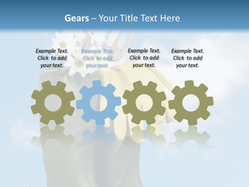 Seedlings Wellington Tools PowerPoint Template