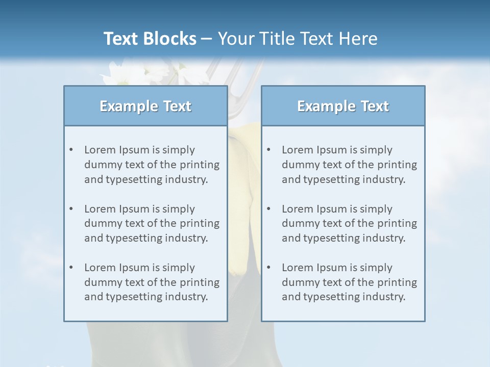 Seedlings Wellington Tools PowerPoint Template
