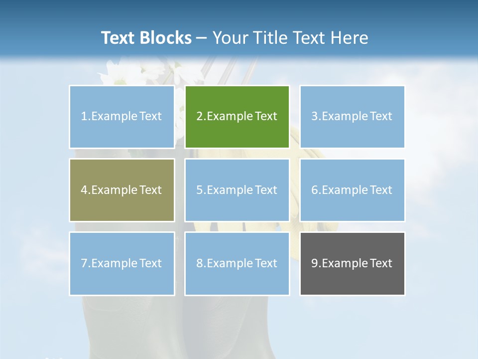 Seedlings Wellington Tools PowerPoint Template