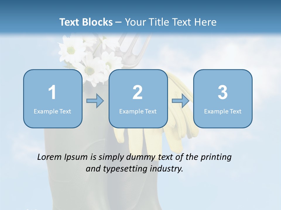 Seedlings Wellington Tools PowerPoint Template