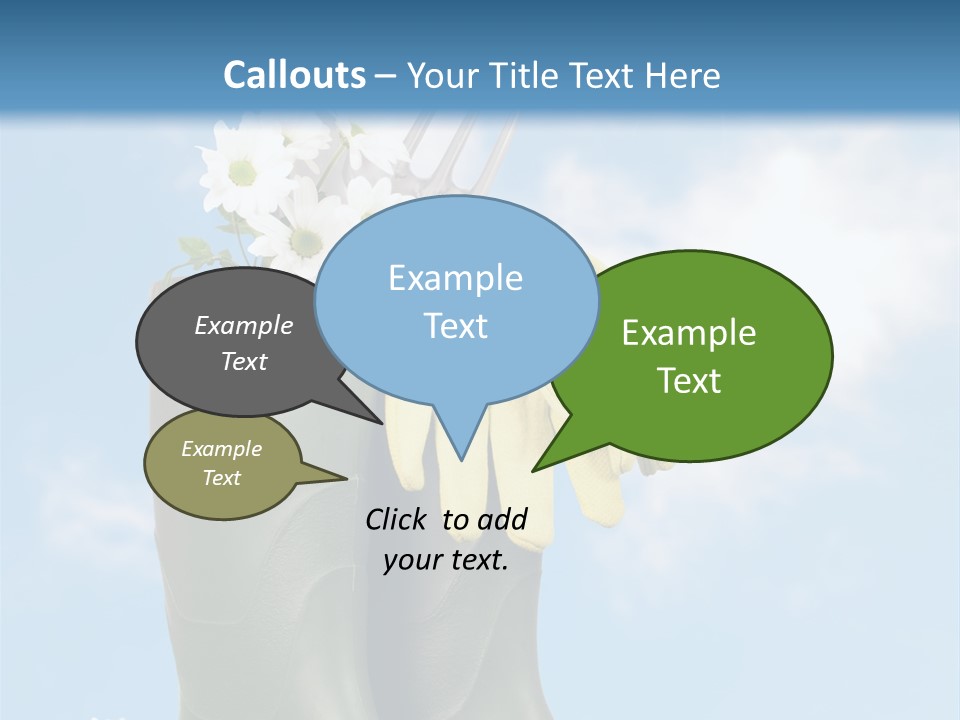 Seedlings Wellington Tools PowerPoint Template