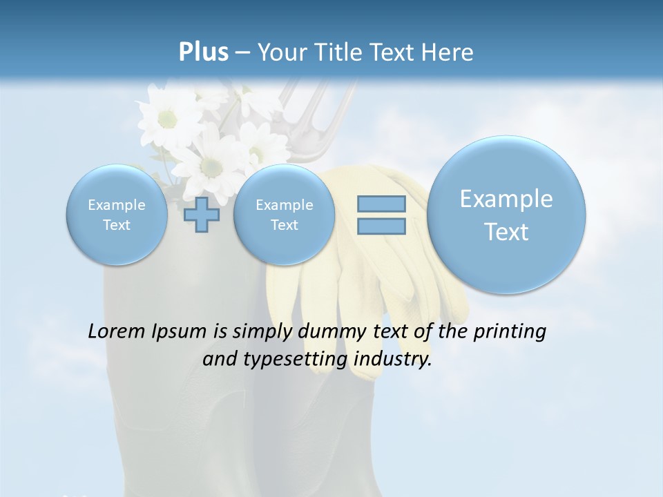 Seedlings Wellington Tools PowerPoint Template