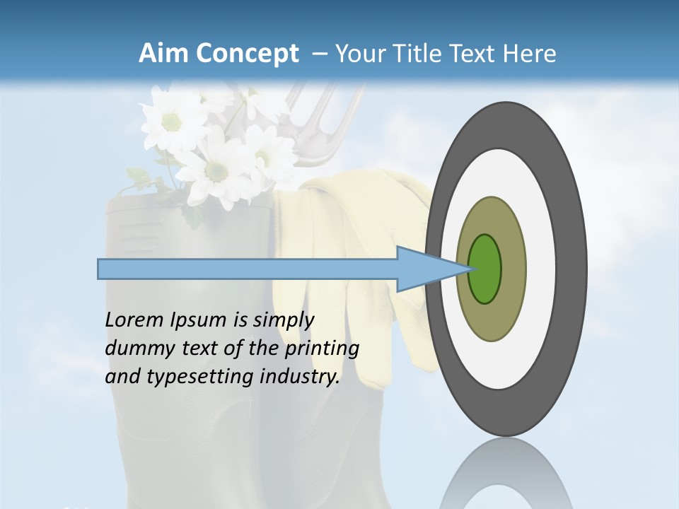 Seedlings Wellington Tools PowerPoint Template