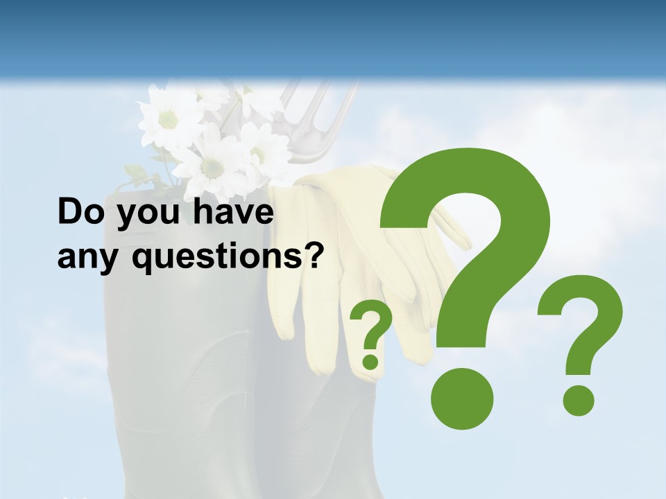 Seedlings Wellington Tools PowerPoint Template