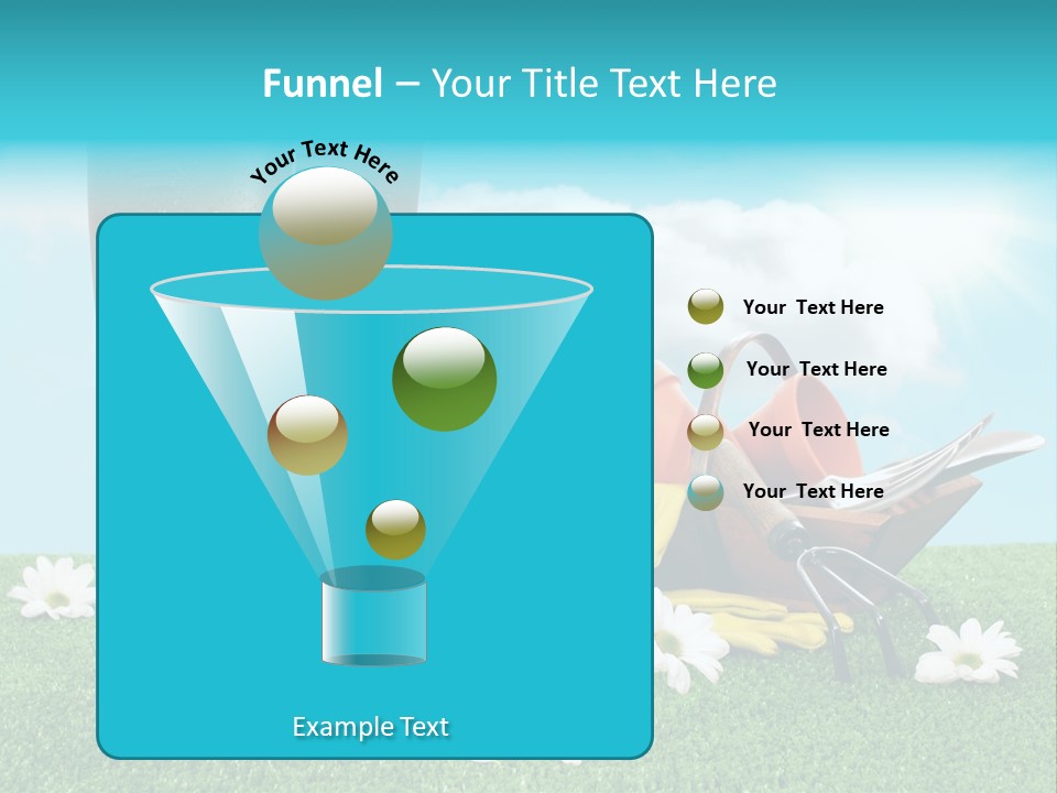 Sunny Gumboots Sun PowerPoint Template