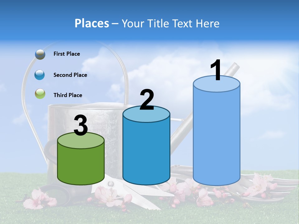 Planting Tools Gardening PowerPoint Template