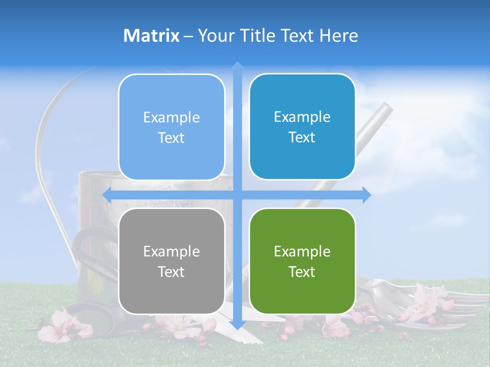 Planting Tools Gardening PowerPoint Template