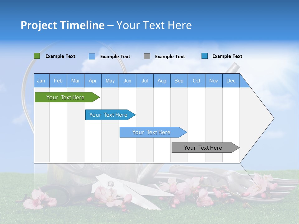 Planting Tools Gardening PowerPoint Template