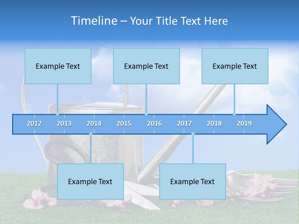 Planting Tools Gardening PowerPoint Template