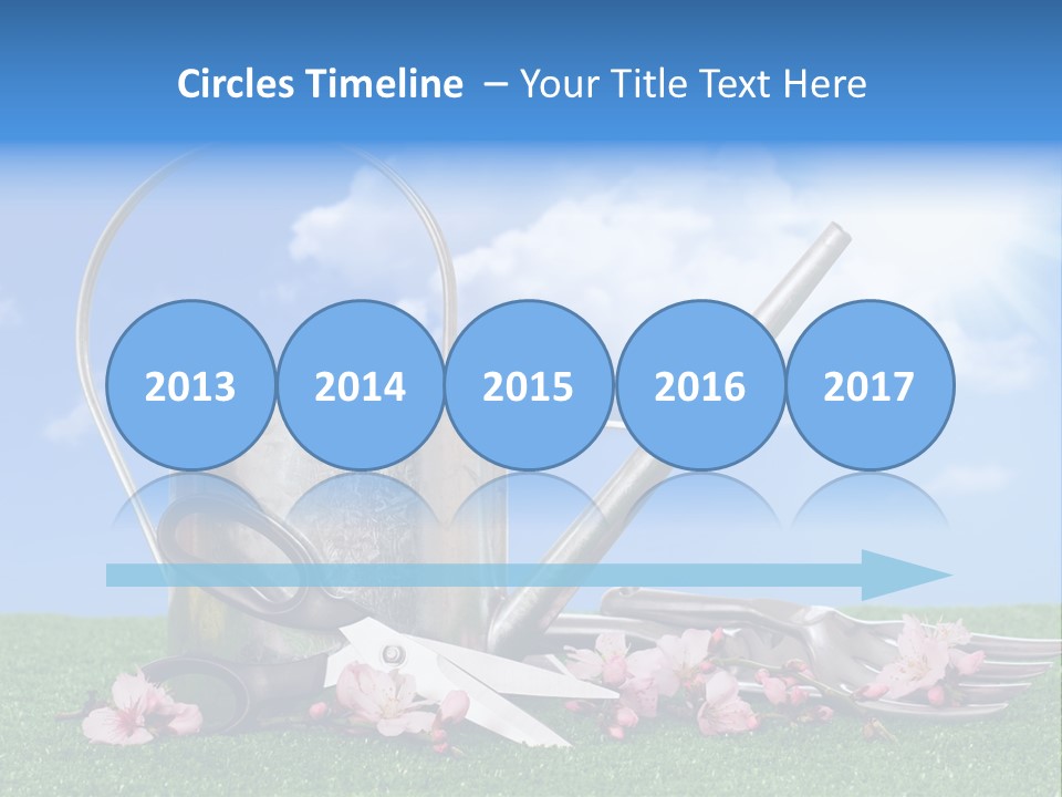 Planting Tools Gardening PowerPoint Template