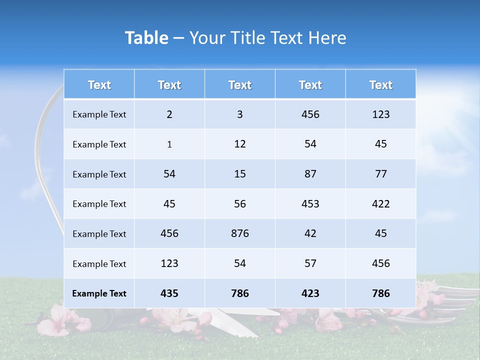 Planting Tools Gardening PowerPoint Template