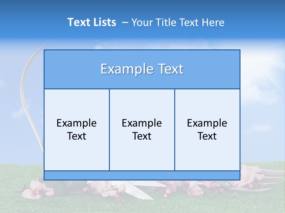 Planting Tools Gardening PowerPoint Template