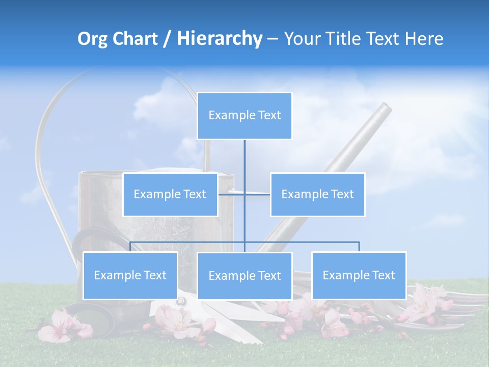 Planting Tools Gardening PowerPoint Template