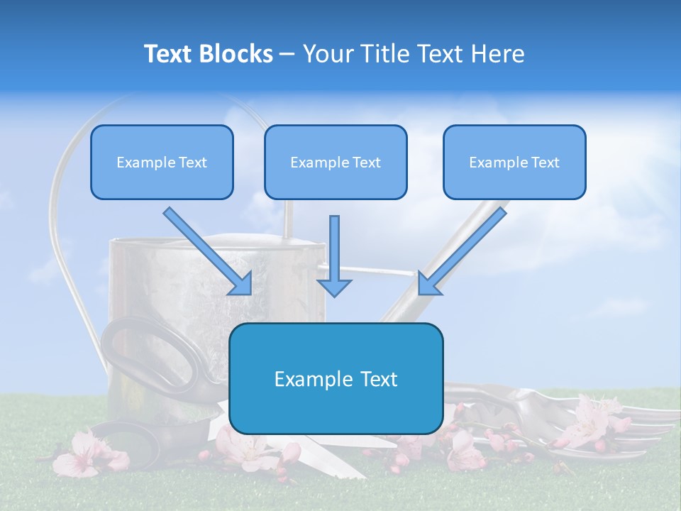 Planting Tools Gardening PowerPoint Template