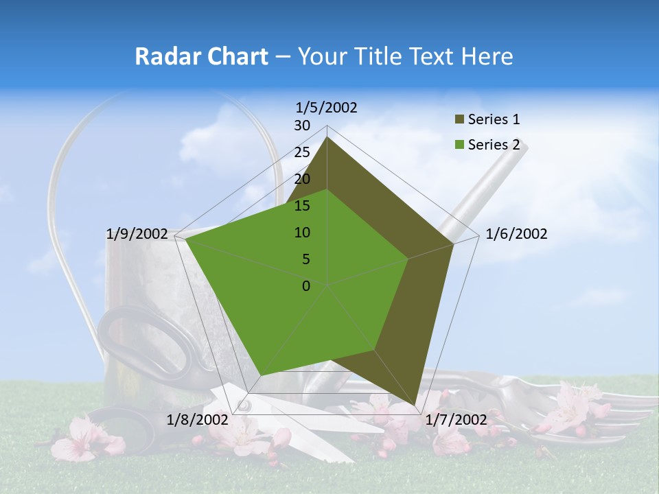 Planting Tools Gardening PowerPoint Template