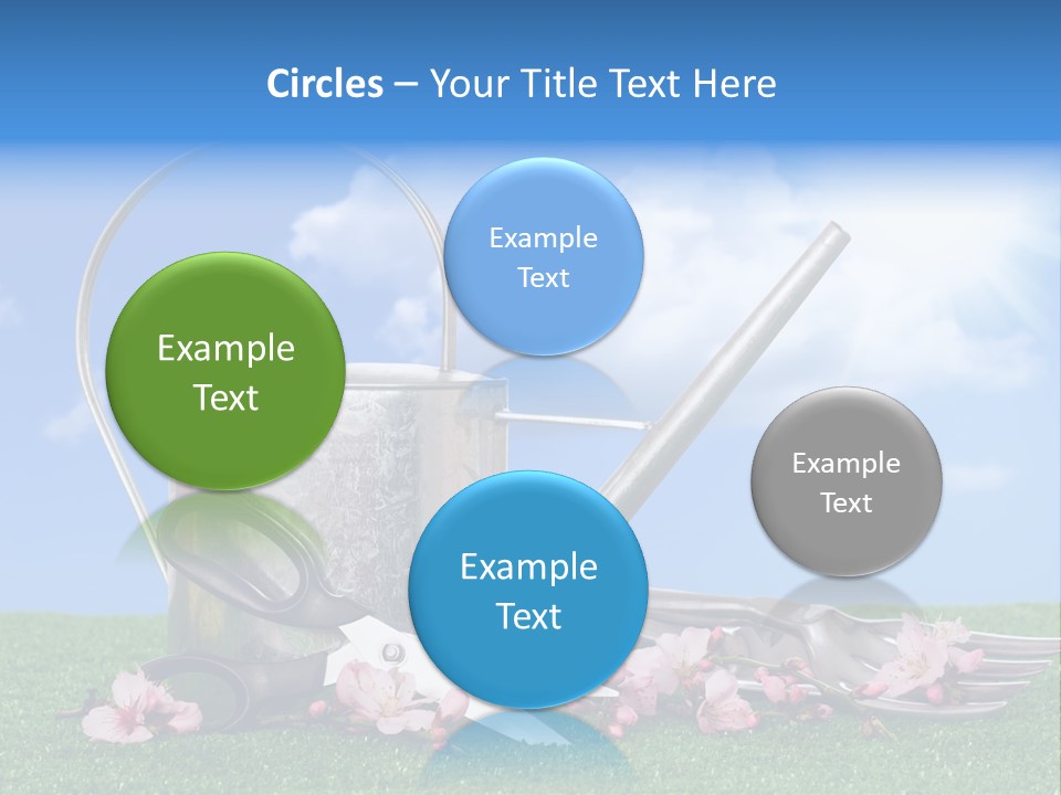 Planting Tools Gardening PowerPoint Template