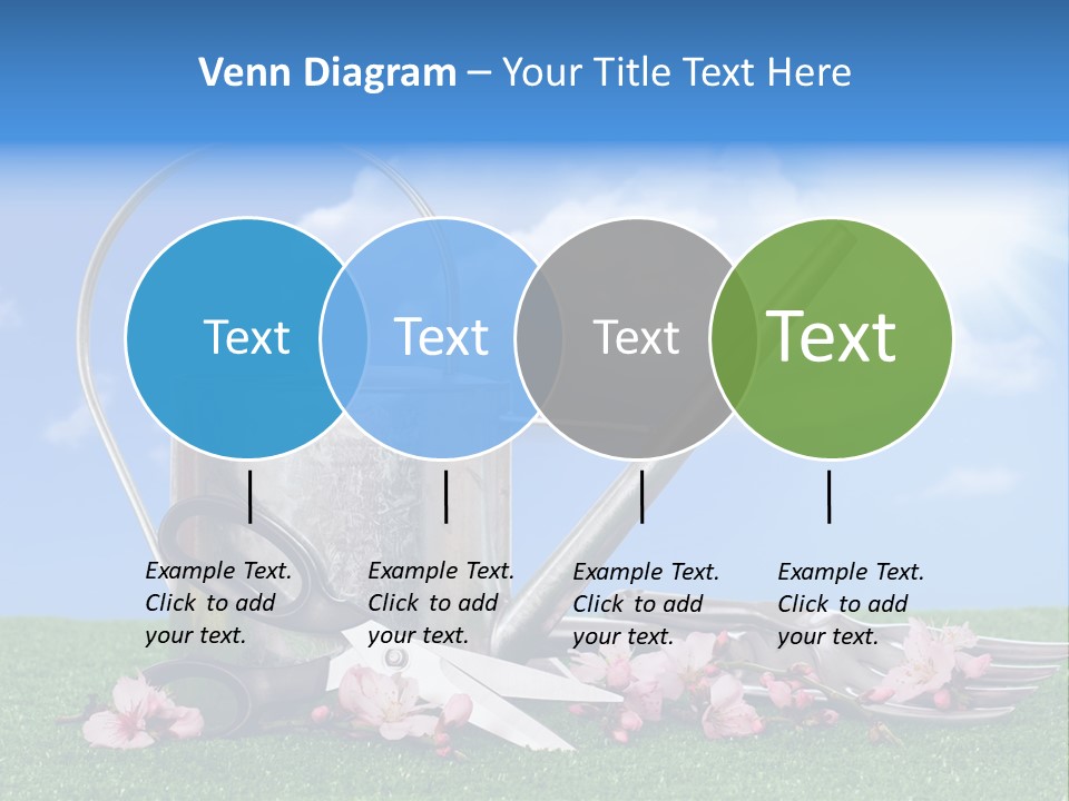 Planting Tools Gardening PowerPoint Template