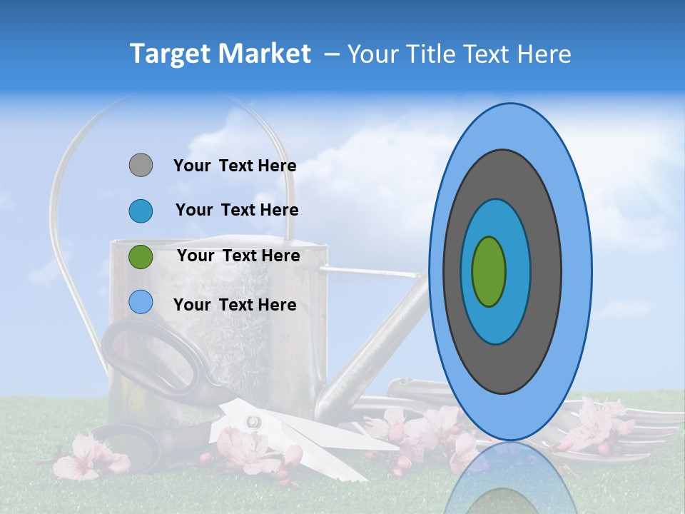 Planting Tools Gardening PowerPoint Template