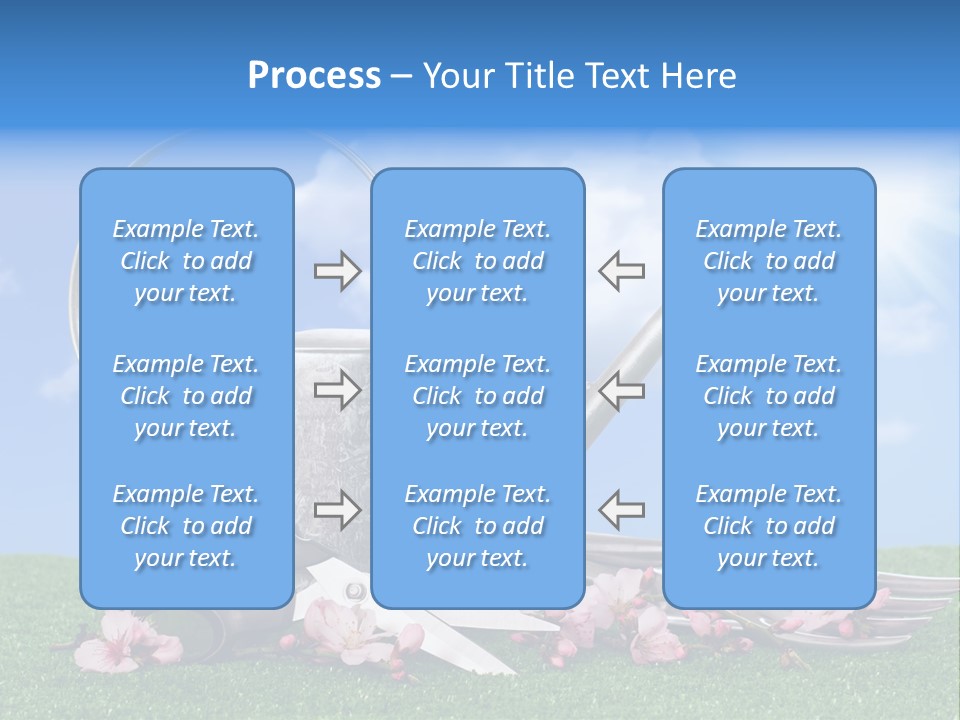 Planting Tools Gardening PowerPoint Template