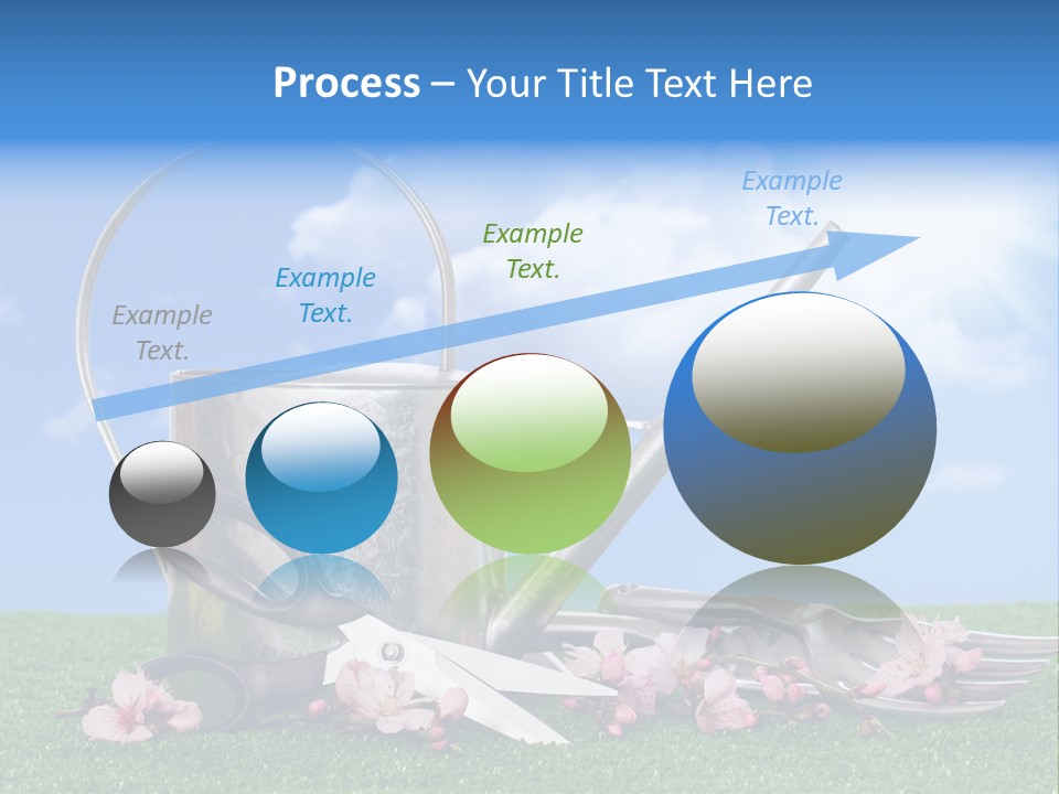 Planting Tools Gardening PowerPoint Template